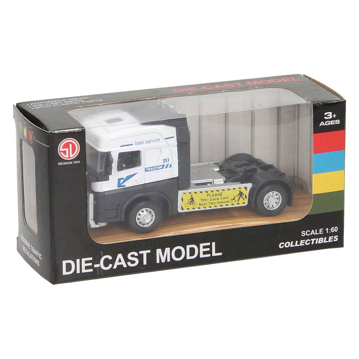 Die-støbt lastbil semi-trailer