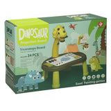 Tegningsprojektionstabel Dino, 34 stk.
