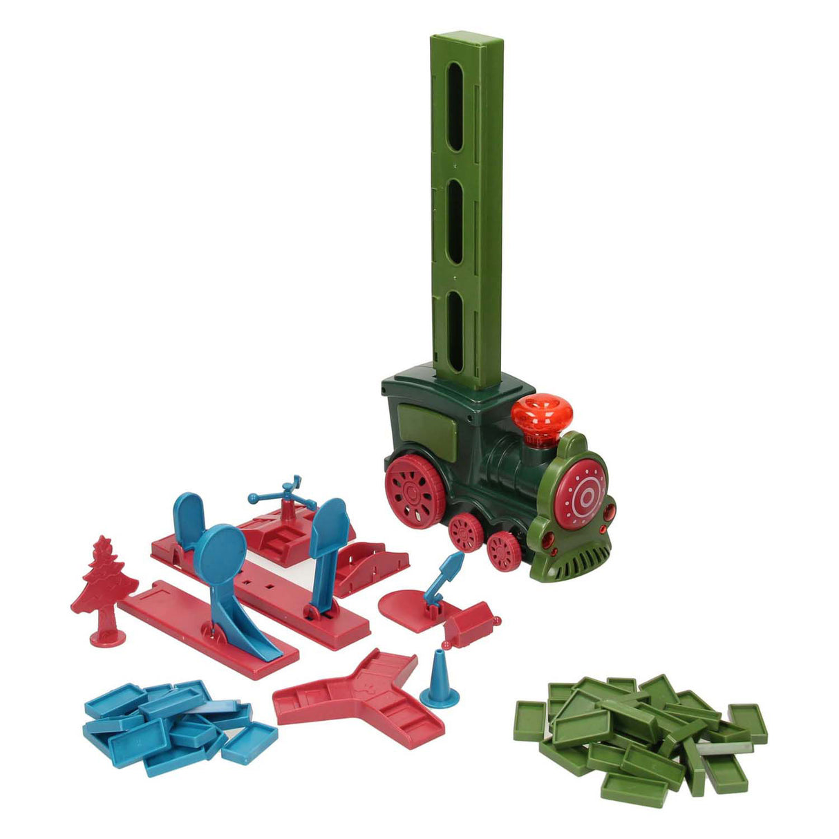 Dominosæt med tog, 129 stk.