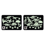 Glow in the dark dinosaurer, 16 stk.