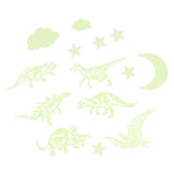 Glow in the dark dinosaurer, 16 stk.