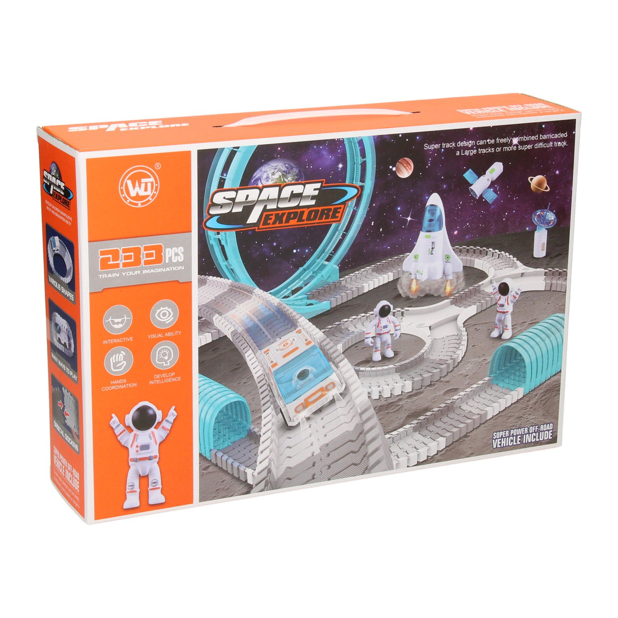 Roadway racerbanesæt space explorer xl, 221 stk.