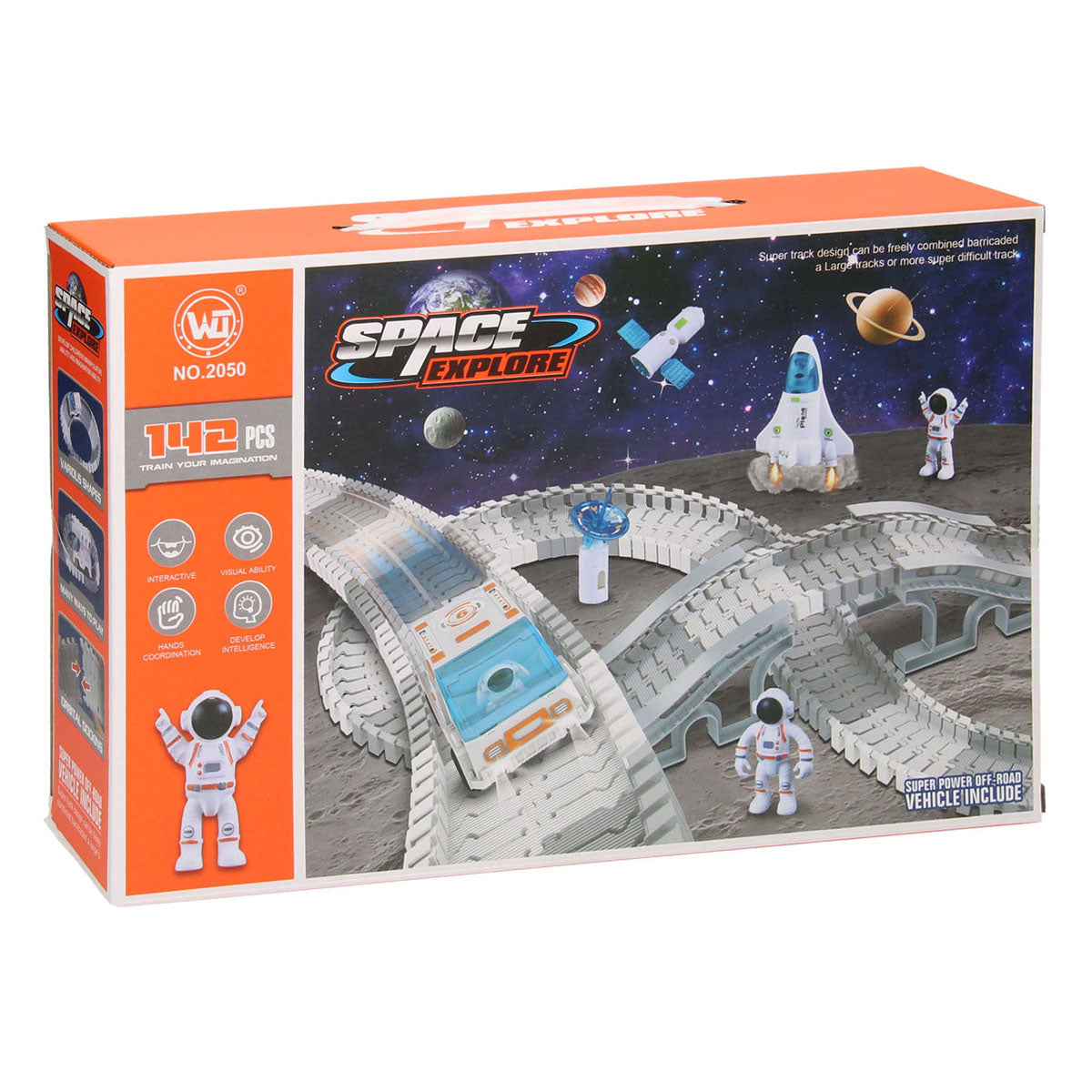 Roadway racerbanesæt space explorer, 142 stk.