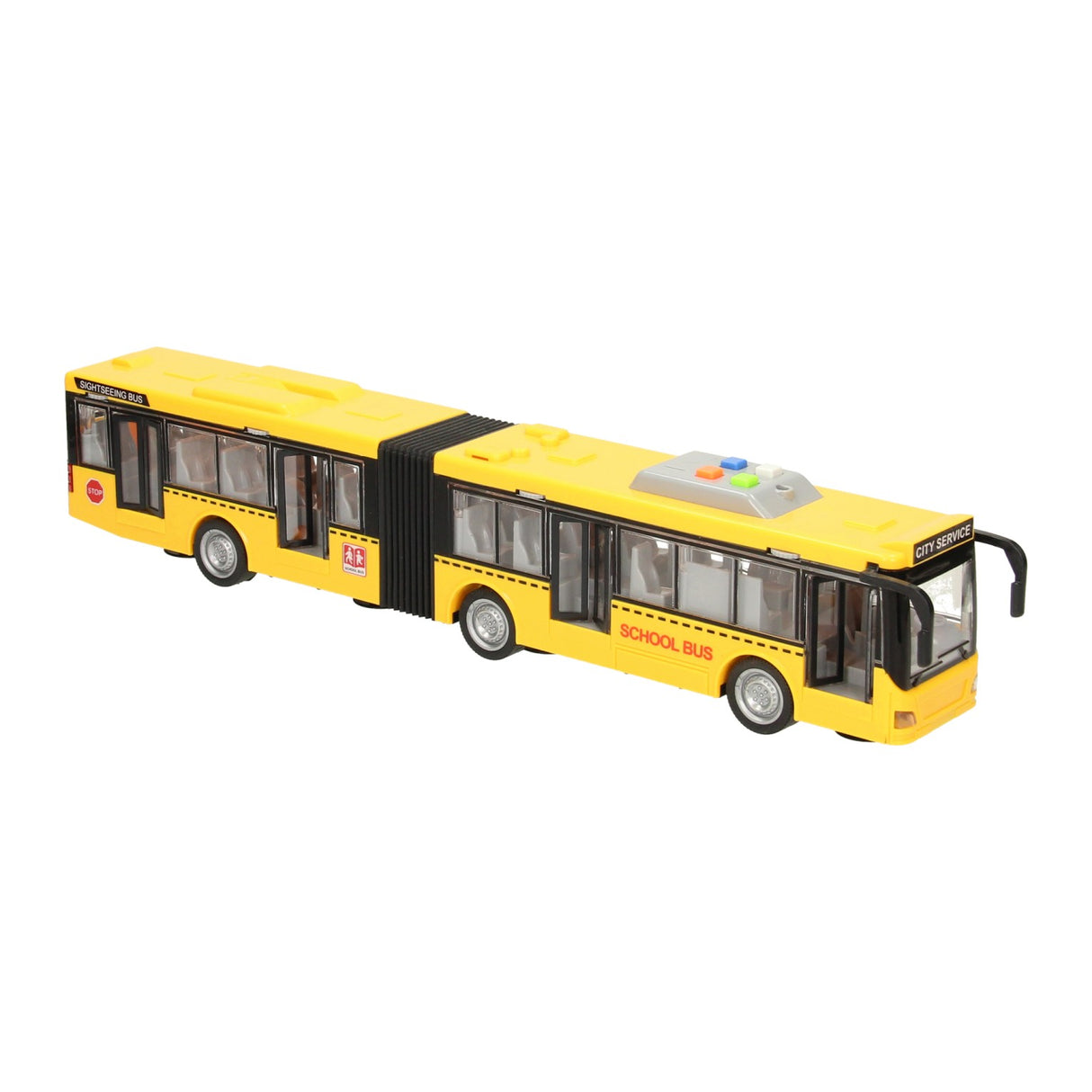 Harmonika skolebus med lys og lyd