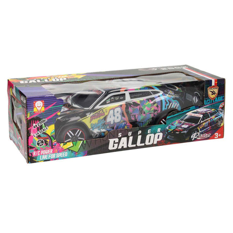 Lobbes toys bv rc styret racerbil softbody graffiti