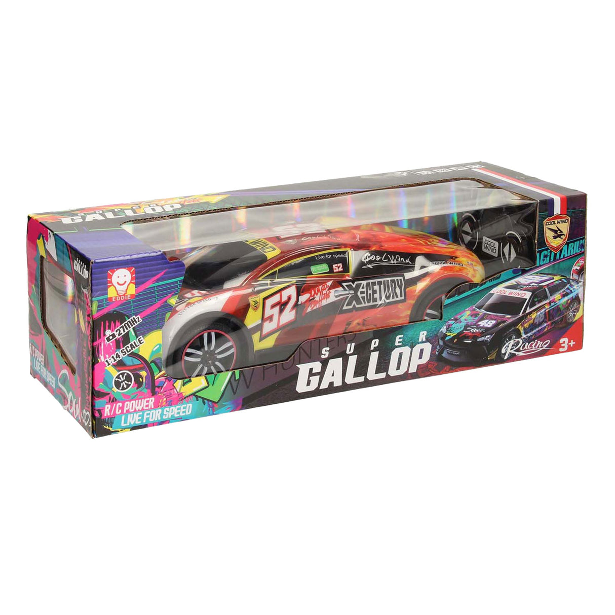 Lobbes toys bv rc styret racerbil softbody x52