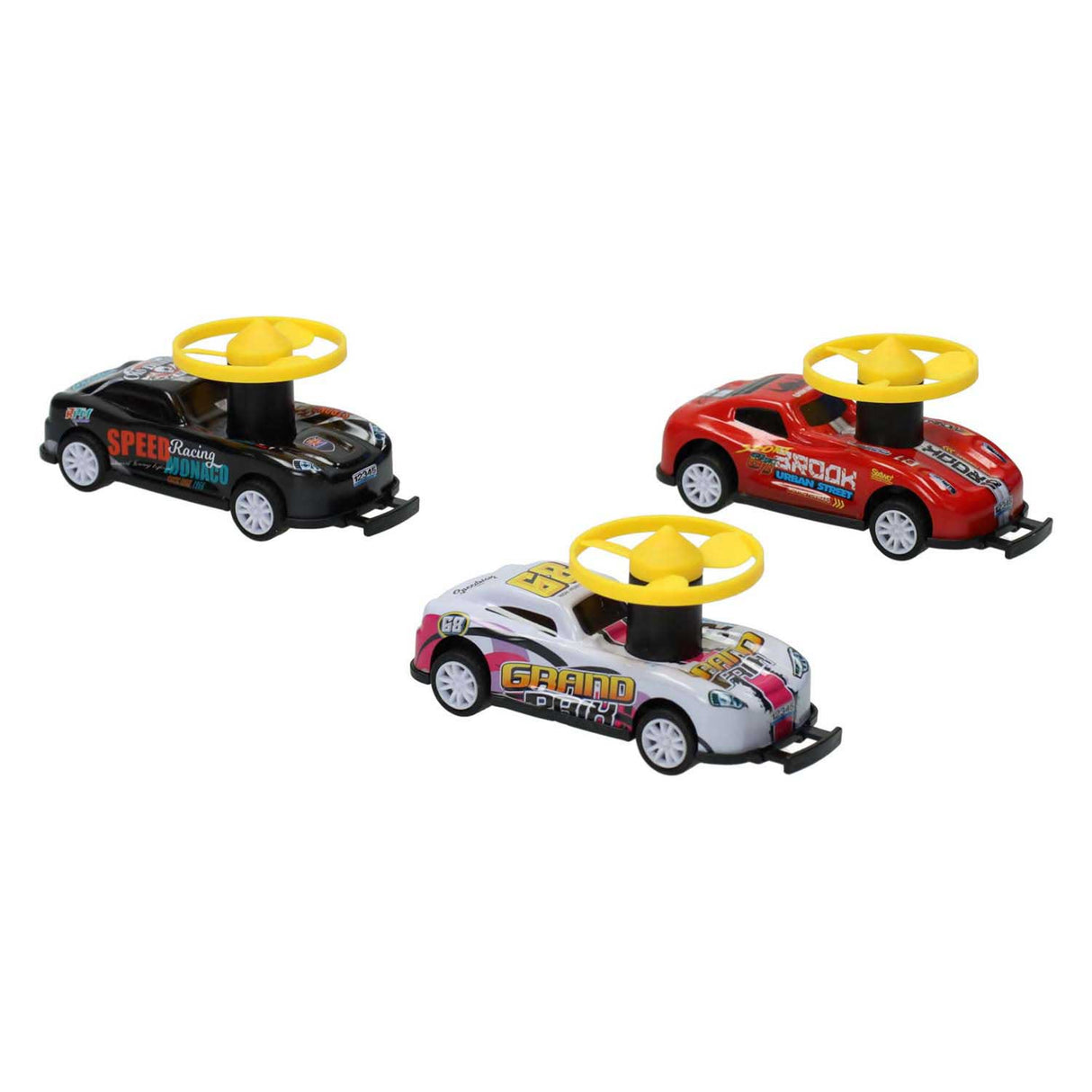 Lobbes propel crash cars - 3 stk.