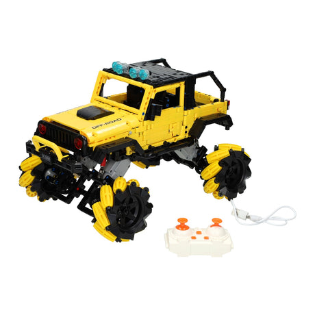 Lobbes Toys BV Happy Build Kontrollerbare RC Byggeklodser Sæt Pickup Lastbil - 1490 stk.
