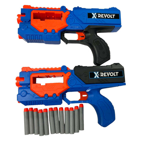 Lobbes legetøj fx shooter x revolt - med 12 bløde pile