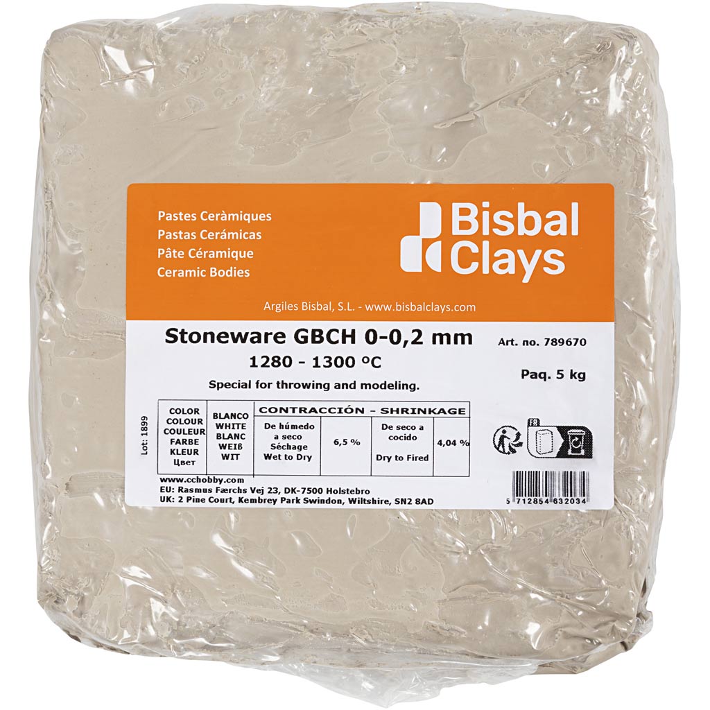 Creativ virksomhed https: www.cchobby.nl stentøj-ler-off-white-5-kg-1-doos-789670