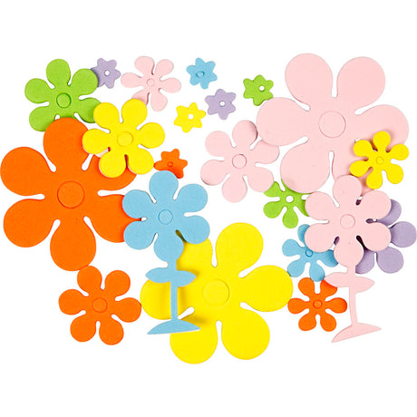 Kreativ virksomhed https: www.cchobby.nl eva-foam-vorm-bloemen-size-10-60-mm-thickness-2-mm-diverse-colours-100-piece-1-box