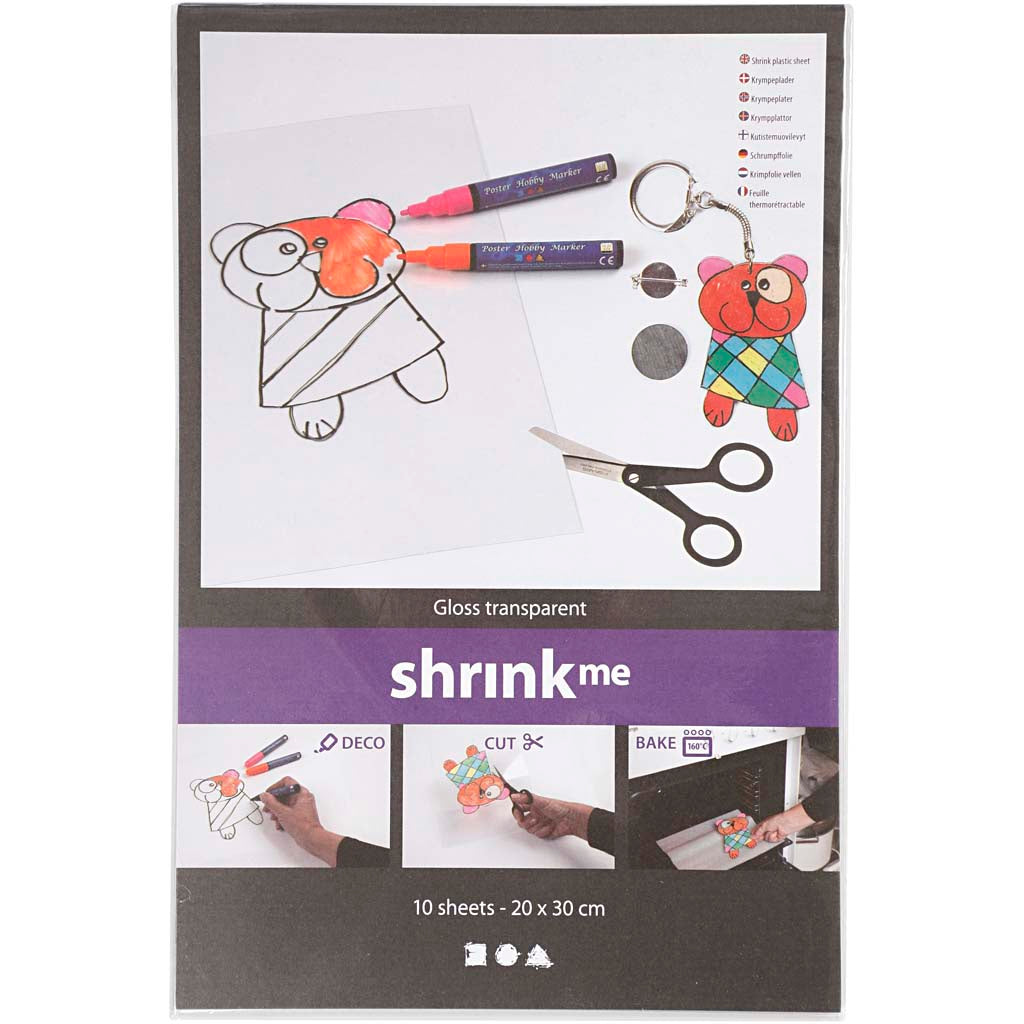 Creativ virksomhed https: www.cchobby.nl sheets-shrink-foil-sheet-20x30-cm-thickness-0-3-mm-transparent-gloss-10-sheet-1-box