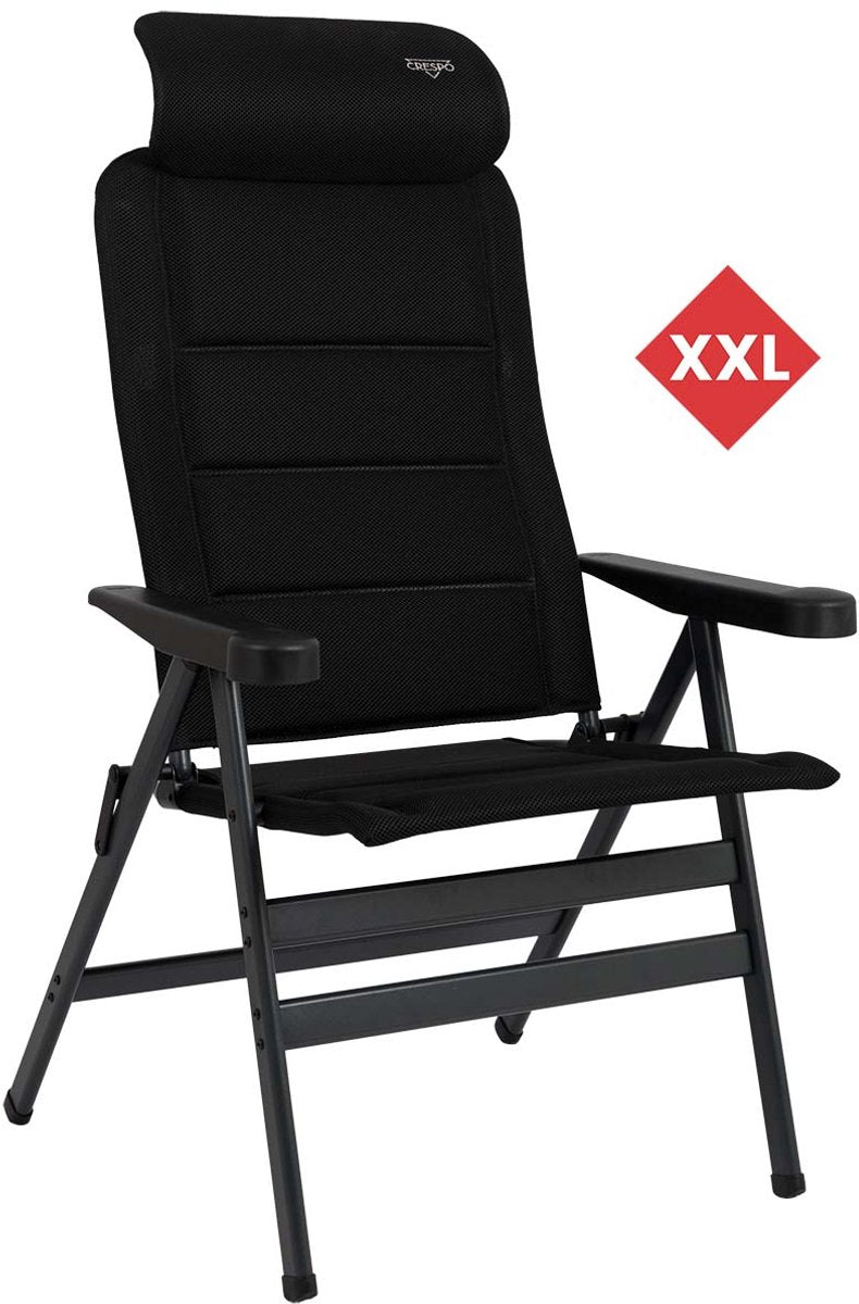 Crespo hvilestol - xxl - ap 241 - air-deluxe - kompakt - sort