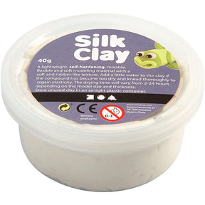 Silk clay https: www.cchobby.nl silk-ler-wit-40-gr-1-doosje