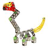 Byggesæt metal dino, 122 stk.