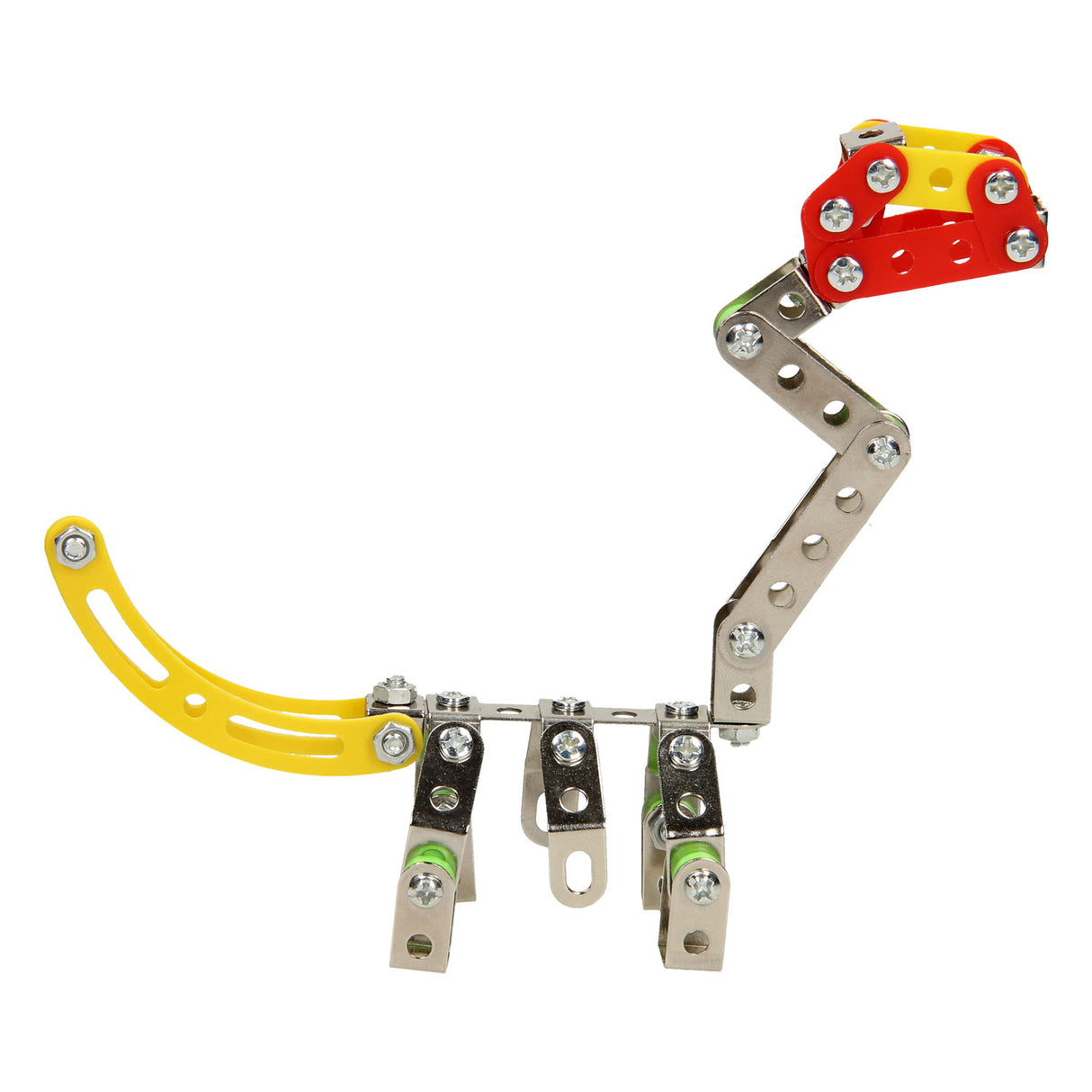 Byggesæt metal dino, 122 stk.