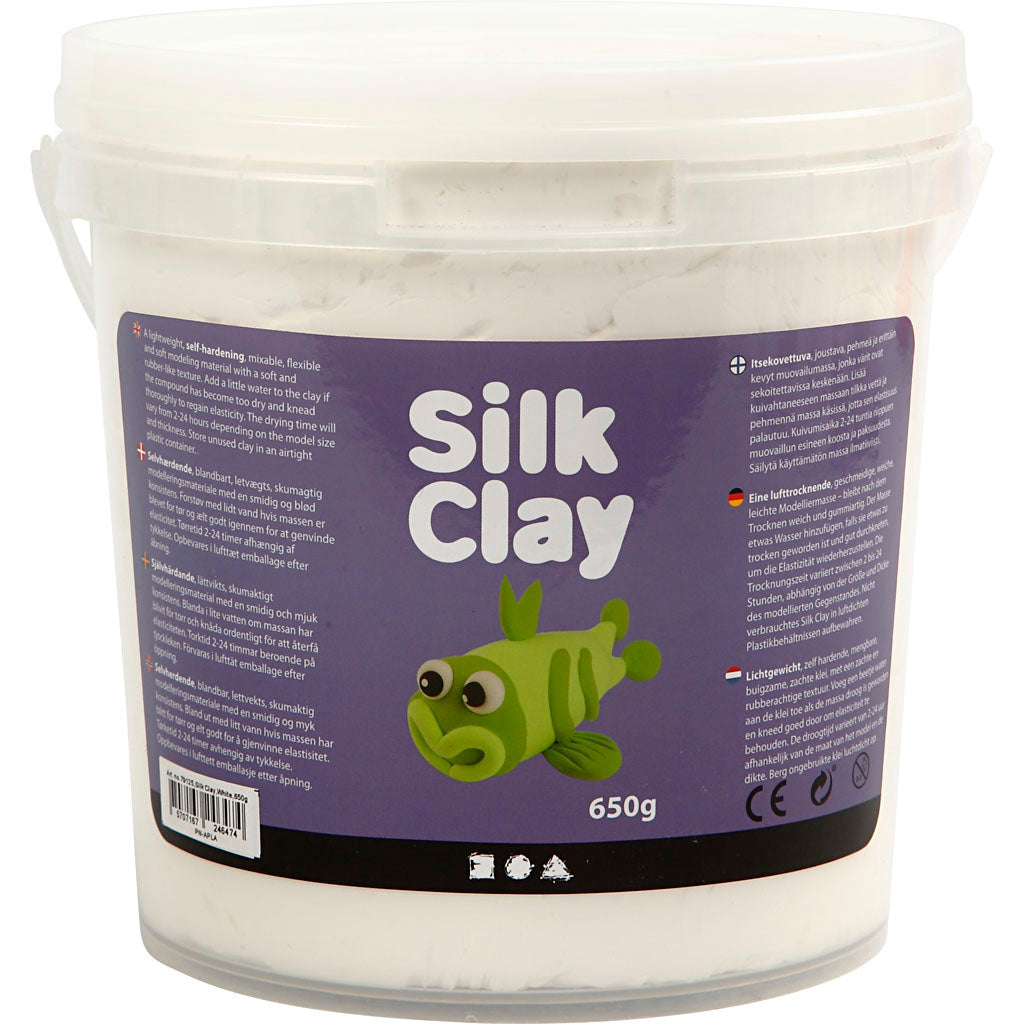 Silk clay https: www.cchobby.nl silk-ler-wit-650-gr-1-emmer