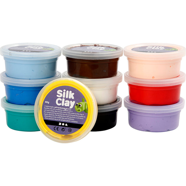 Silk clay https: www.cchobby.nl silk-ler-basic-1-diverse-colours-10x40-gr-1-doos