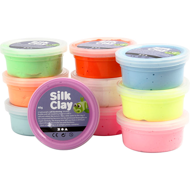 Silk clay https: www.cchobby.nl silk-ler-basic-2-diverse-colours-10x40-gr-1-doos