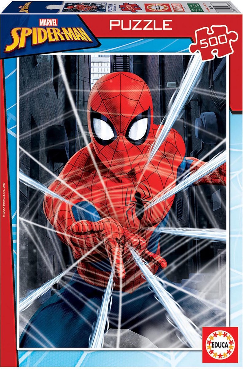 Educa - puslespil - spiderman - 500 brikker - puslespil
