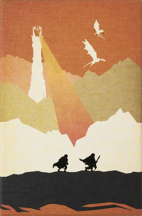 Moleskine limited edition Ringenes Herre notesbog stor - hardcover - foret - frodo og sam (gaveæske)