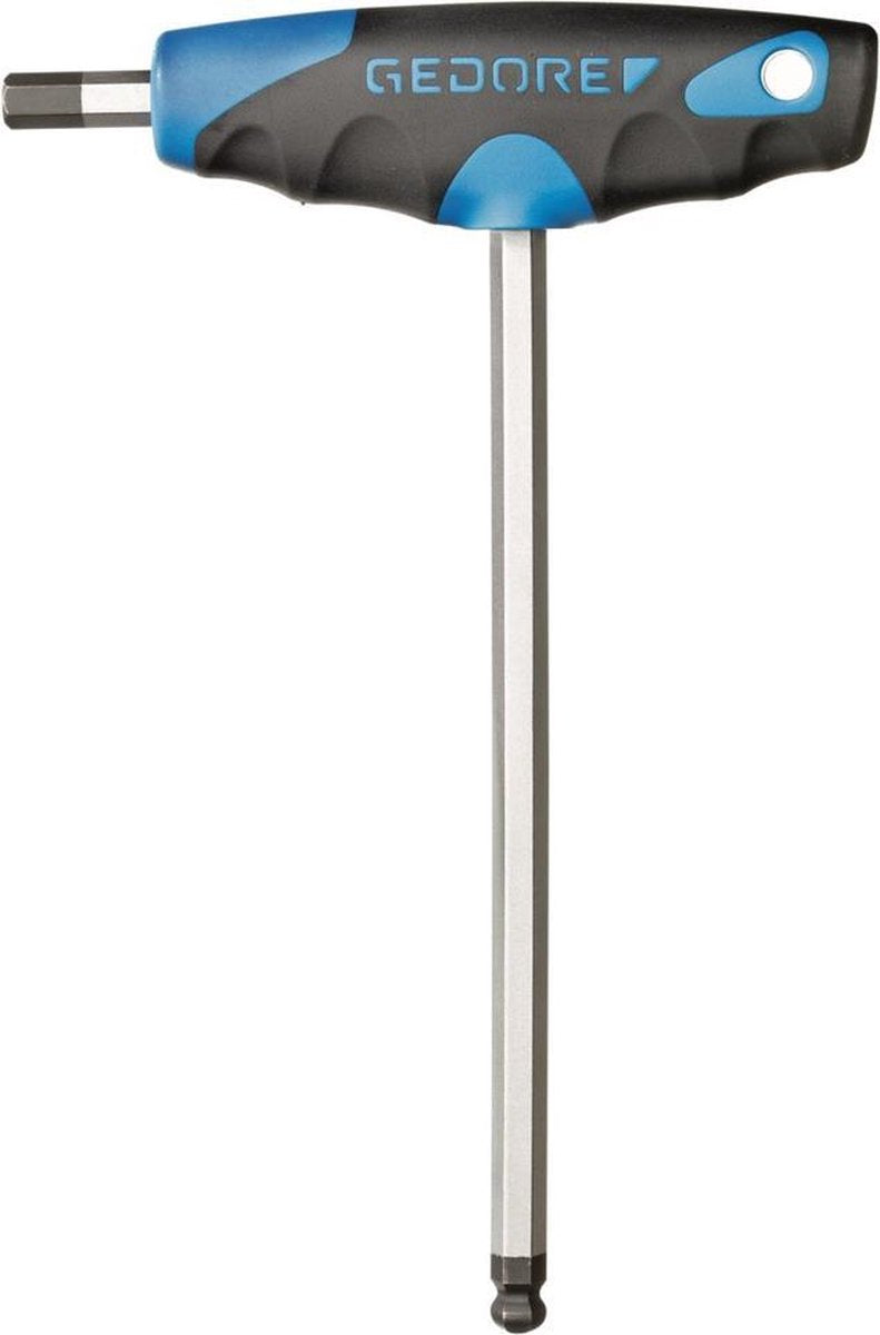 Gedore dt 2142 vinkel sekskantnøgle med 2c-t-håndtag - 3mm