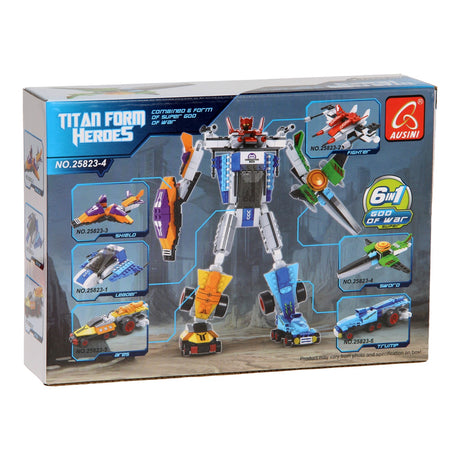 Byggesæt titan heroes - space green, 51 stk.