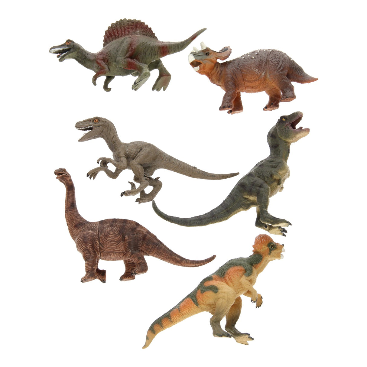 Dinosaur luksus legesæt, 6 stk.