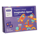 magnetisk sæt figurer med kort, 140 stk.