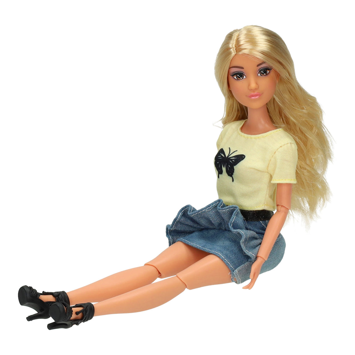 Fashion pop jeans serie forårs sommerfugl