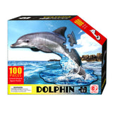 Formpuslespil delfin, 100 stk.