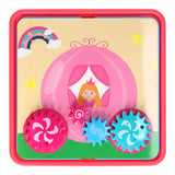 Lobbes toys bv gear sæt pædagogisk legetøj pink 20-delt farverig kreativ.