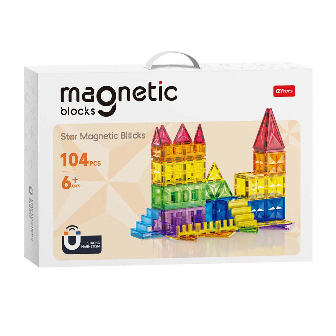 Magnetisk byggesæt - 104 stk.