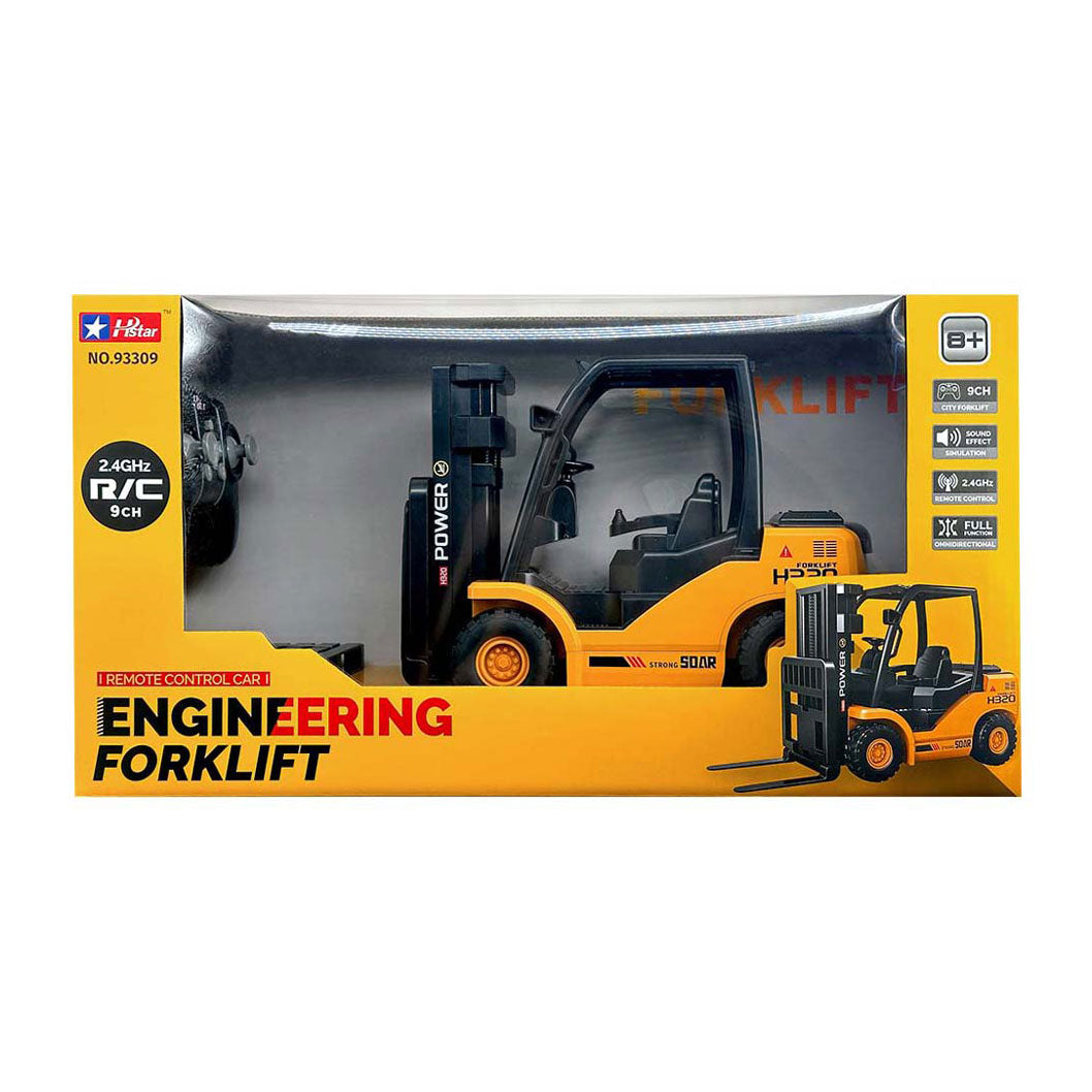 Lobbes Toys BV RC styret gaffeltruck genopladelig med lys og lyd
