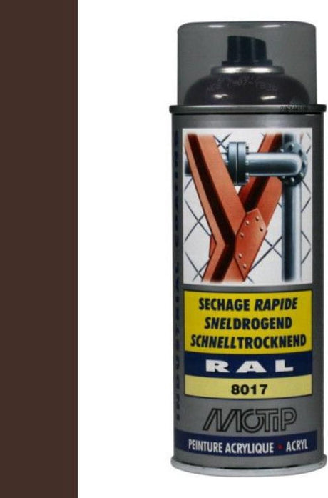 Motip 1051688 - ind. ral 8017 chokoladebrun spraydåse 400 ml | 1 stk