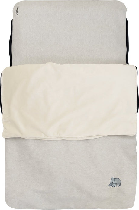 Deryan airtraveller vliegtuigbedje - reiskussen met matras - compact opgevouwen - cream