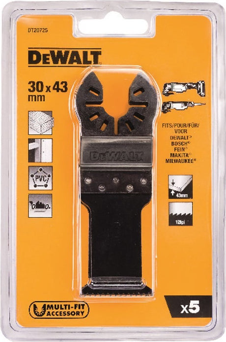 Dewalt tilbehør hcs dyksavklinge hurtig savning 43x31mm - dt20725-qz