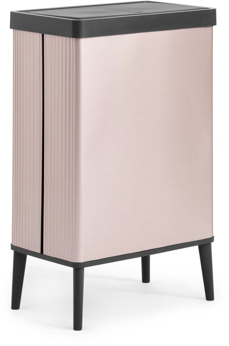 Curver verto høj - affaldsspand 54l - rosa - 44x27x69cm