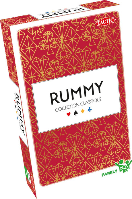 Tactic rummy – bordspel – compacte editie – klassiek tegelspel – 2-4 spelers – vanaf 10 jaar