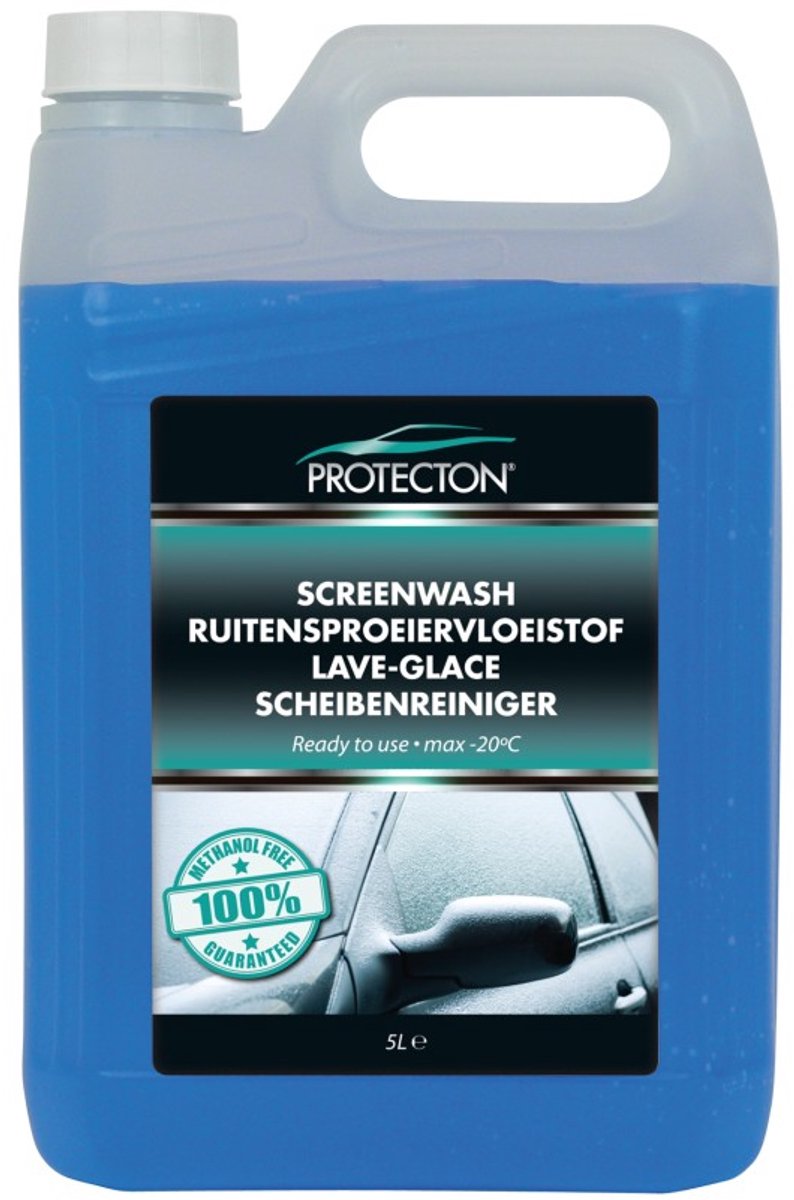 Protecton sprinklervæske - færdiglavet - forhindrer frysning op til -20° af sprinklersystemet - med høj koncentration af ethanol - 100% fri for methanol - 5 liter