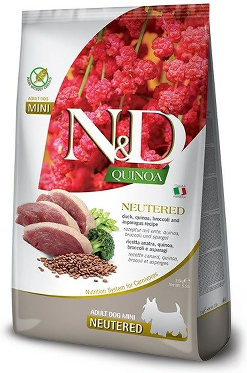 N d foder farmina voksen andebroccoli 2,5 kg