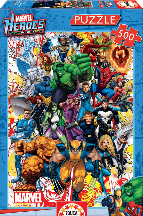 Marvel educa superheltene - 500 stykker