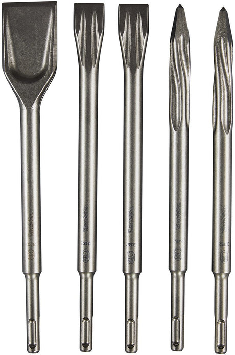 Makita tilbehør mejselsæt selvslibende 5-delt - e-13188 e-13188