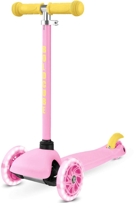 Boldcube teeny trehjulet scooter - pink
