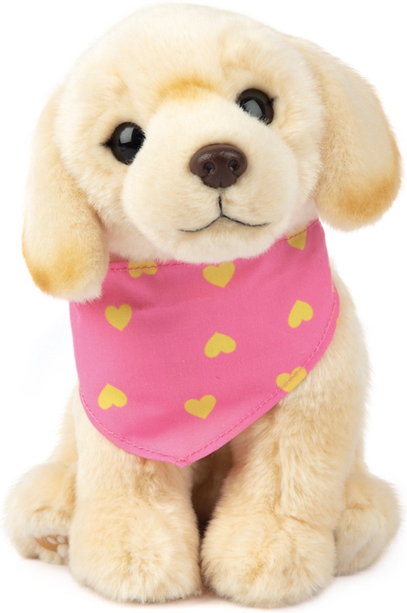 Studio pets by myrna studio pets® knuffel blonde labrador hond happy 23cm