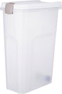 Trixie - fødetønde - lufttæt - låsbar - plastik - gennemsigtig - hvid - 40 ltr - 26,5x44,5x61,5 cm