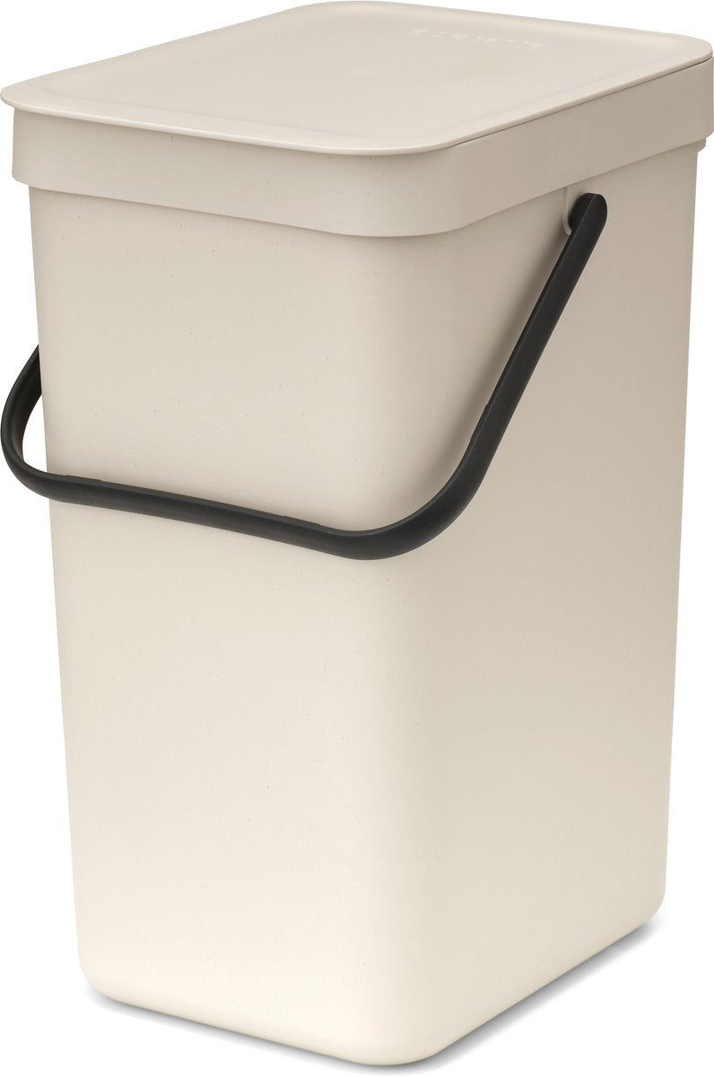 Brabantia sort go affaldsspand - 12 l - blød beige