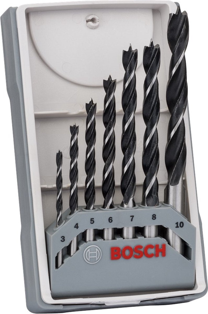 Bosch tilbehør 7-delt træboresæt | 2607017034 - 2607017034