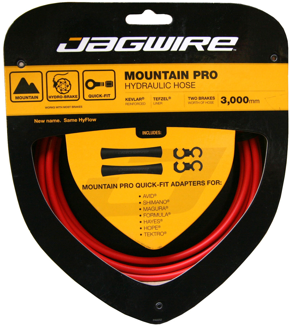 Jagwire mountain pro hydraulikslangesæt rødt