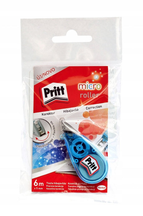 Pritt mikrorulle-korrektionstape 5mm x 6m - bland farver